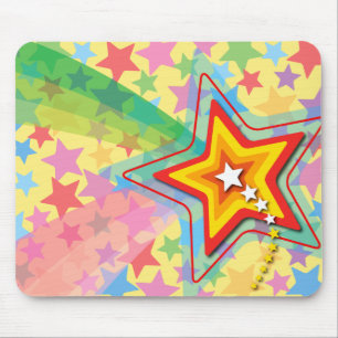Superstar Rainbow Colorful Custom Gift Mousepad