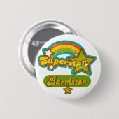Superstar-Rechtsanwalt Button (Vorne & Hinten)