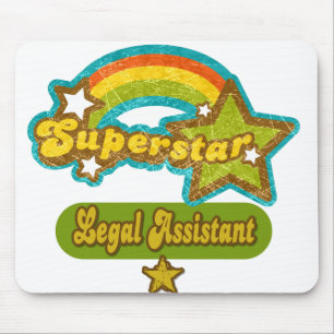 Superstar-Rechtsassistent Mousepad
