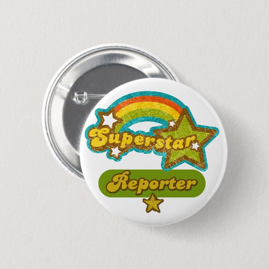 Superstar-Reporter Button (Vorne & Hinten)