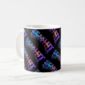 Superstar Scarlett - Name in den Lichtern Kaffeetasse (Vorderseite Links)