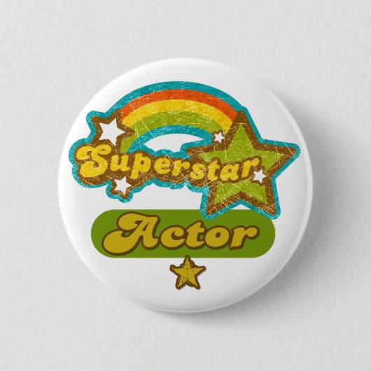 Superstar-Schauspieler Button (Vorderseite)