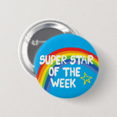 Superstar Schüler der Woche phantastischer Schüler Button (Vorne & Hinten)