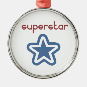 SUPERSTAR SILBERNES ORNAMENT