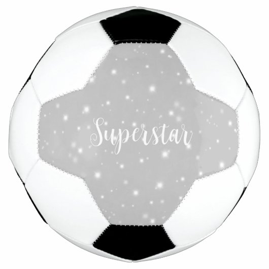 Superstar Silver Gray Starlight Fußball (Vorderseite)
