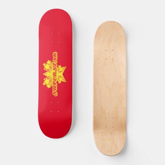 Superstar Skateboard (Vorderseite)