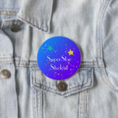 SuperStar Student mit Sternen Button (Beispiel)