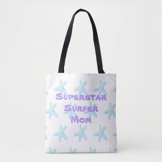 Superstar Surfer Mama Tasche (Vorderseite)