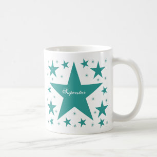Superstar-Tasse, Aquamarin Kaffeetasse