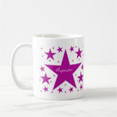 Superstar-Tasse, Lila Kaffeetasse (Links)