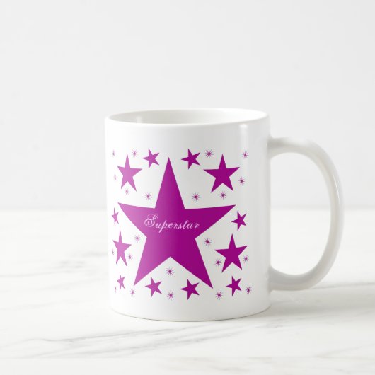 Superstar-Tasse, Lila Kaffeetasse (Rechts)