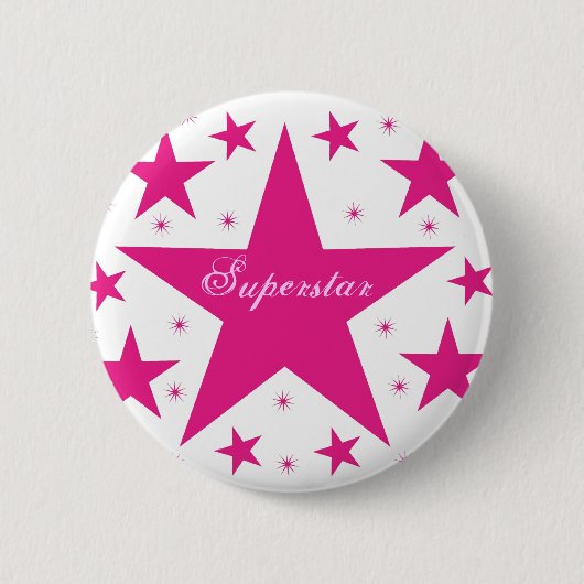 Superstar-Taste, rosa Button (Vorderseite)