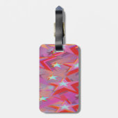 Superstar Three Dimensional Design Gepäckanhänger (Rückseite vertikal)