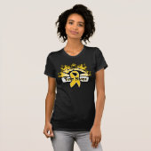 Superstar-Überlebend-Name-Kindheits-Krebs T-Shirt (Vorne ganz)