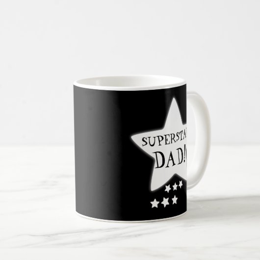 Superstar-Vater Kaffeetasse (VorderseiteRechts)