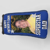 "Superstar Vater" Vatertag Foto Golf Headcover (Vorderseite)