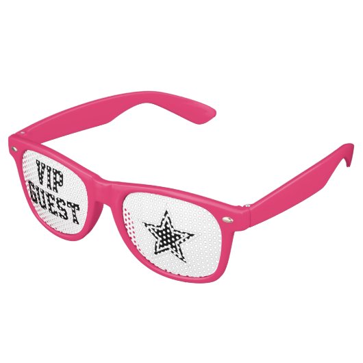 Superstar VIP Guest Shades Fun Wedding Sonnenbrill Partybrille (Schrägansicht)