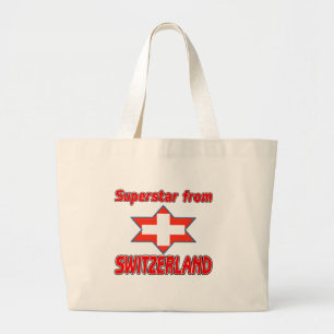 Superstar von der Schweiz Jumbo Stoffbeutel