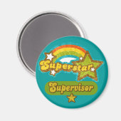Superstar-Vorgesetzter Magnet (Vorderseite/Rückseite)