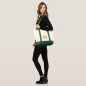 Superstar Wirbel Tasche, Forest Green Tragetasche (Vorderseite (Model))
