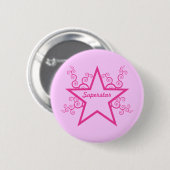 Superstar-Wirbel-Taste, hellrosa Button (Vorne & Hinten)
