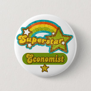 Superstar-Wirtschaftswissenschaftler Button
