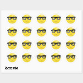 Superstar Yellow Emoji Stickers (Blatt)
