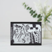 Superstars der SHOCK-Postkarte Postkarte (Stehend Vorderseite)
