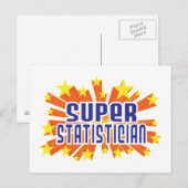 Superstatistiker Postkarte (Vorne/Hinten)