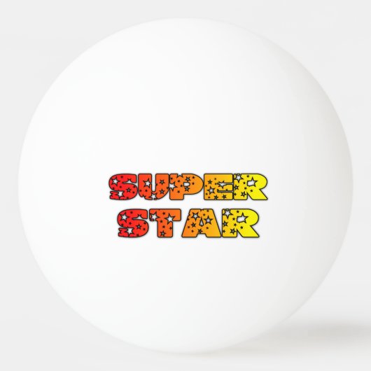 Superstern-Klingeln pong Ball Tischtennisball (Vorderseite)