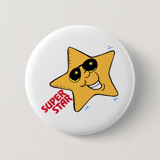 Superstern-Knopf Button (Vorderseite)