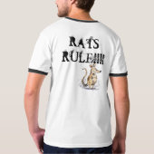 SUPERstern!!! RATTEN-REGEL-RATTE T-Shirt (Schwarz voll)