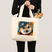 Superstern Shiba Inus Jumbo Stoffbeutel (Vorderseite (Produkt))