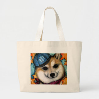 Superstern Shiba Inus Jumbo Stoffbeutel