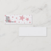 Superstern-Visitenkarten Mini Visitenkarte (Vorne/Hinten)