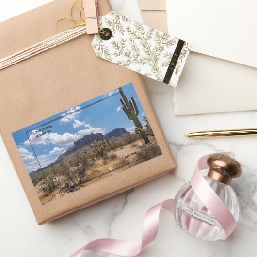 Superstil, Arizona Rechteckiger Aufkleber (Schenken)