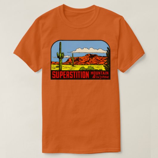 Superstil Berge Arizona T-Shirt (Design vorne)