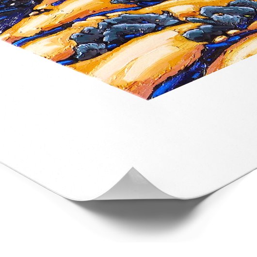 Superstil Berge Majestät Poster (Ecke)