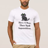 Superstitel Black Cat T - Shirt (Vorderseite)