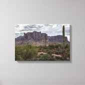 Superstition Berge eingepackte Leinwand (Vorderseite)