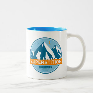 Superstition Mountains Arizona Zweifarbige Tasse