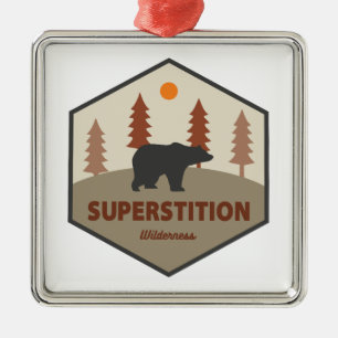 Superstition Wilderness Arizona Bär Ornament Aus Metall