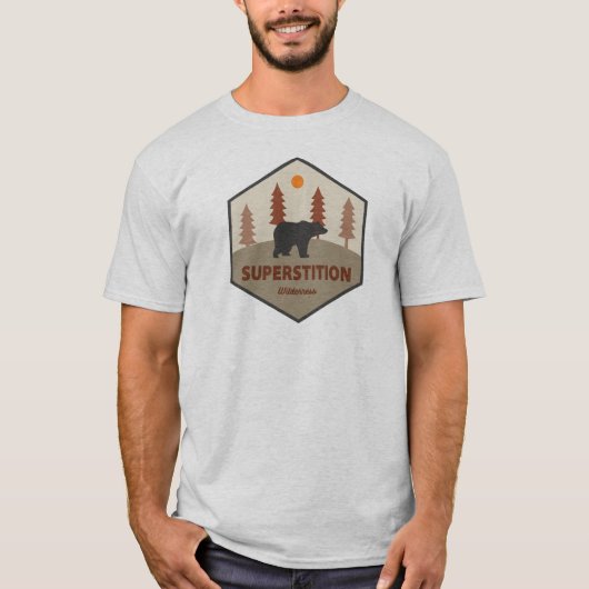 Superstition Wilderness Arizona Bär T-Shirt (Vorderseite)