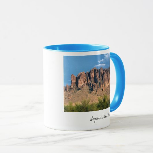 superstitionmtns, Aberglaube-Berg Tasse (VorderseiteRechts)