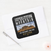 SUPERSTITUTION BERGE ARIZONA SQUARE STICKER (Umschlag)