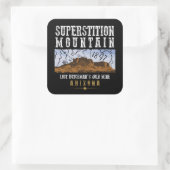 SUPERSTITUTION BERGE ARIZONA SQUARE STICKER (Tasche)