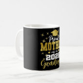Superstolze Mutter des Absolventen des Abschlussja Kaffeetasse (Vorderseite Links)