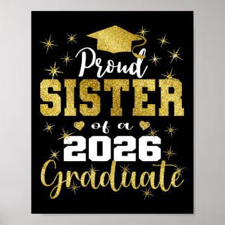 Superstolze Schwester des Absolventen Senior Absol Poster