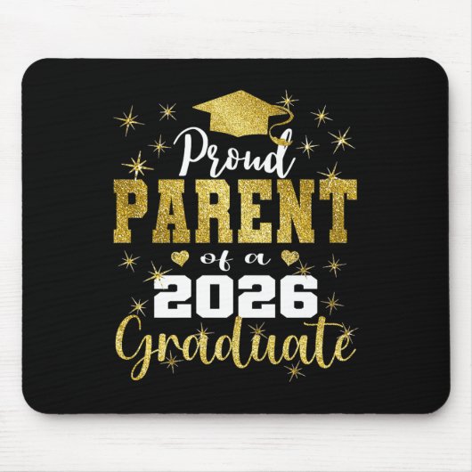 Superstolzer Elternteil des Absolventen der Oberst Mousepad (Vorne)