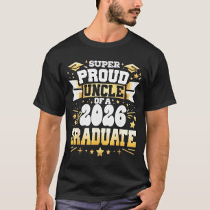Superstolzer Onkel eines Absolventen der Klasse 20 T-Shirt